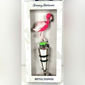 Tommy Bahama Pink Flamingo Bottle Stopper Christmas Gift Stoking Stuffer